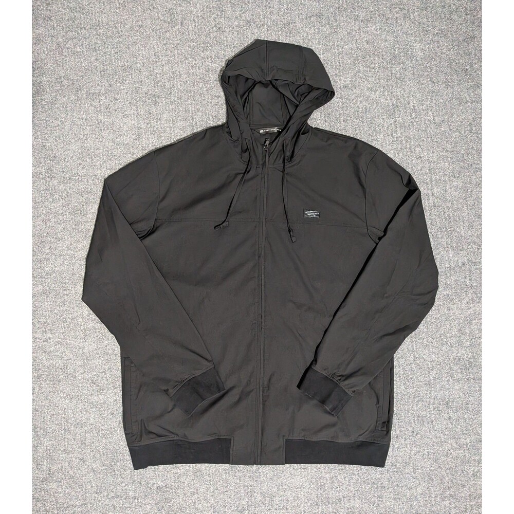 Travis Mathew Wanderlust Jacket Mens 3XL Hooded Full Zip Black